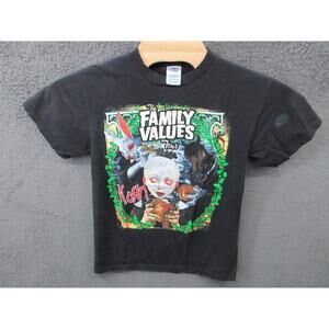 KORN 2006 Family Values Tour Double Sided Shirt Deftones Men's Medium Delta Tag